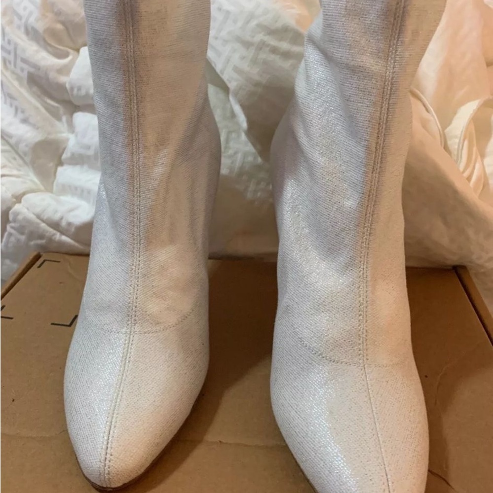 giuseppe zanotti White Sock Boot Size 6